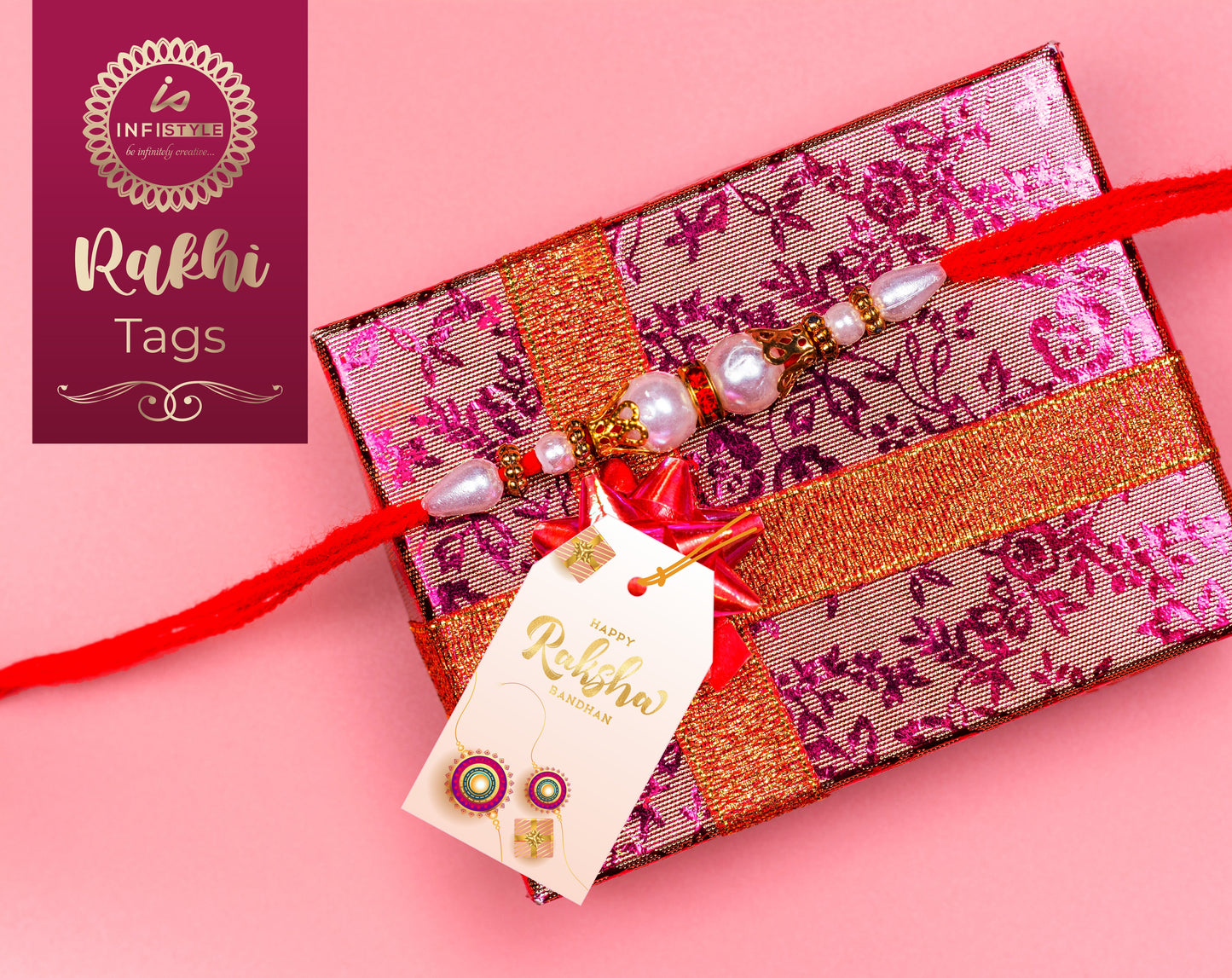 Happy Raksha Bandhan Tags | Rakhi Gift Tags for Brothers & Sisters Hampers