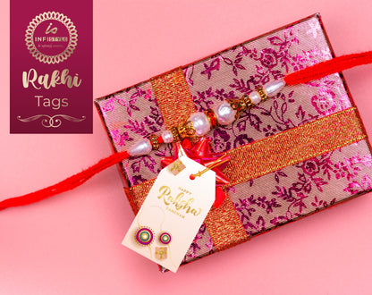 Happy Raksha Bandhan Tags | Rakhi Gift Tags for Brothers & Sisters Hampers