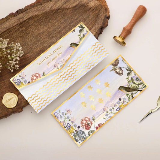 Floral Shagun Envelope With Love Always
