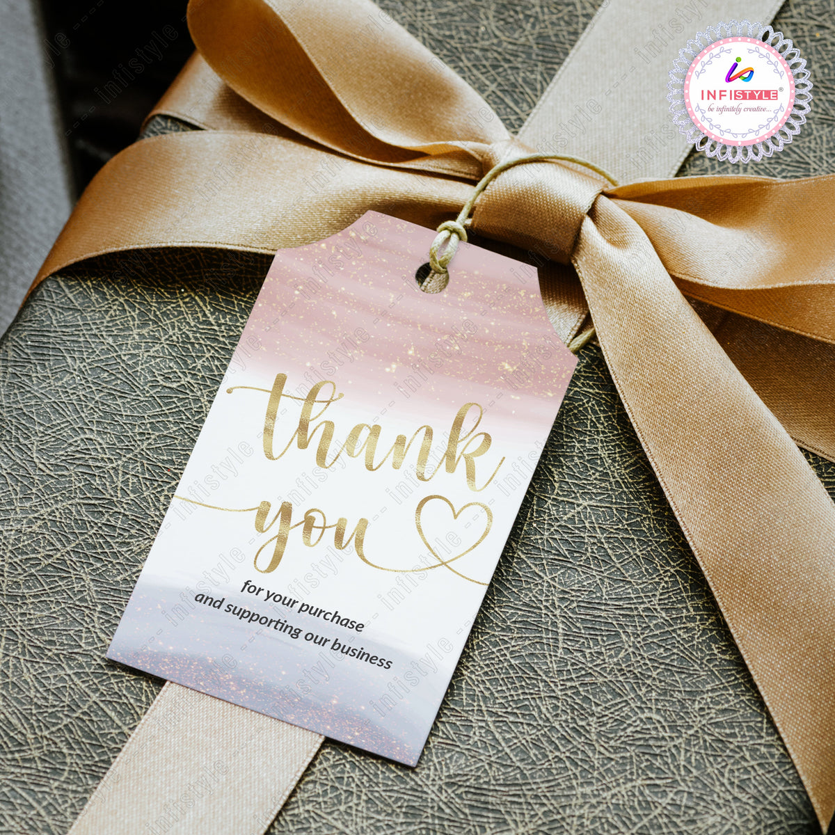 Thank You Tags design close-up