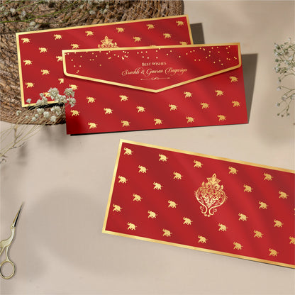 Royal Parade Gold Foil Shagun Envelope detail view