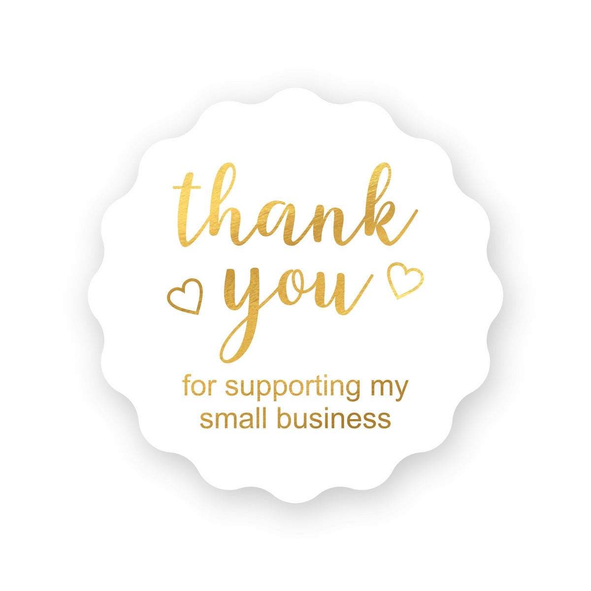 Thank You Stickers For Small Business