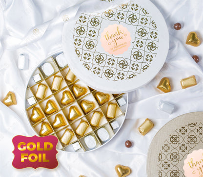 Gold Foil Thank You Stickers Small Business detail view