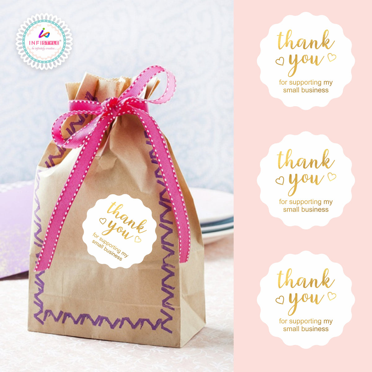 Thank You Stickers For Small Business detail view