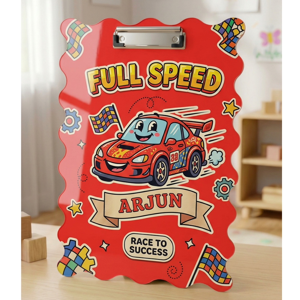 Customized Acrylic Examboard with Name | Personalized Name Examboard