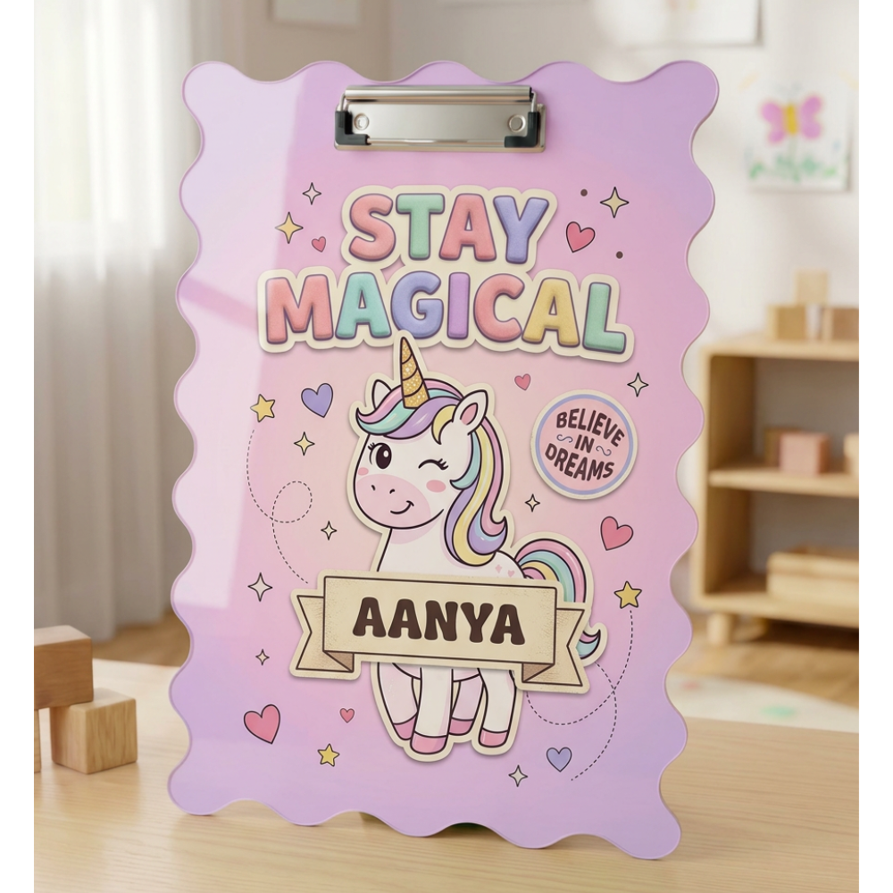 Customized Acrylic Examboard with Name | Personalized Name Examboard