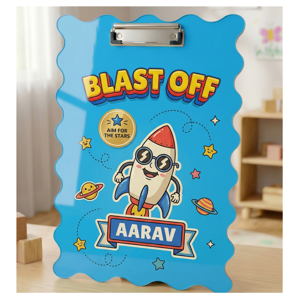 Customized Acrylic Examboard with Name | Personalized Name Examboard