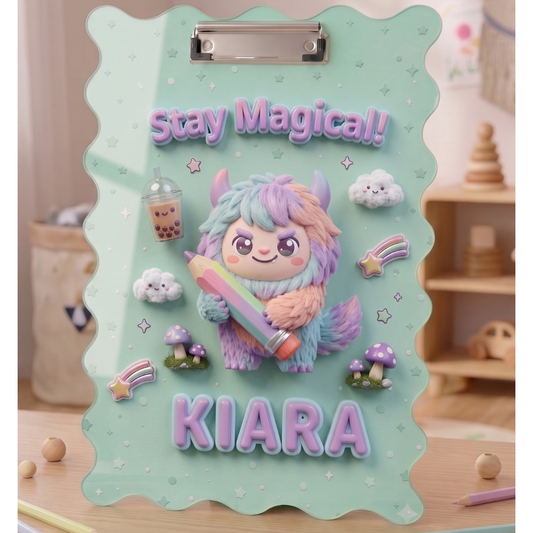 Customized Acrylic Examboard with Name | Personalized Name Examboard