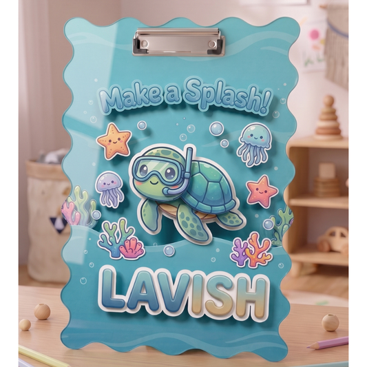 Customized Acrylic Examboard with Name | Personalized Name Examboard