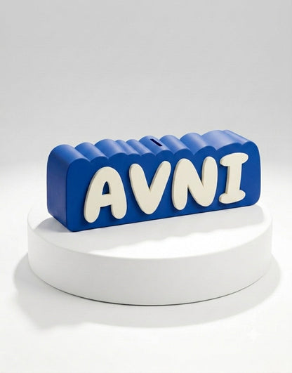Personalised Name Piggy Bank | Custom 3D Printed Money Box for Kids & Gifting