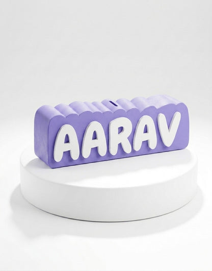 Personalised Name Piggy Bank | Custom 3D Printed Money Box for Kids & Gifting