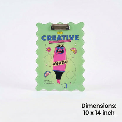 Customized Acrylic Examboard with Name | Personalized Name Examboard
