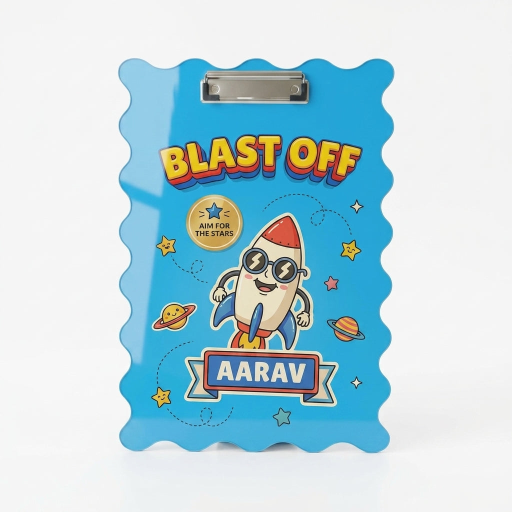 Customized Acrylic Examboard with Name | Personalized Name Examboard
