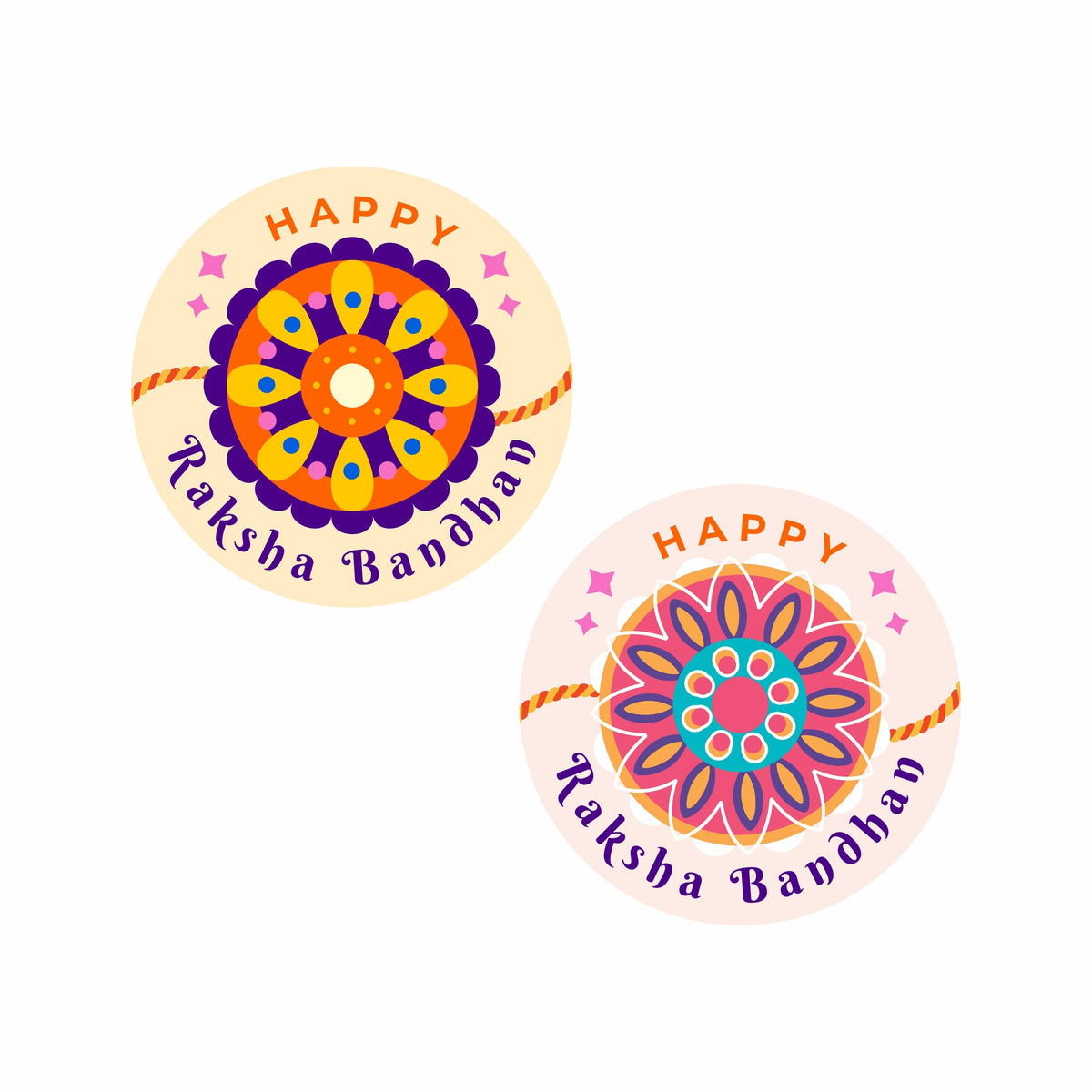 Raksha Bandhan Stickers Rakhi Stickers