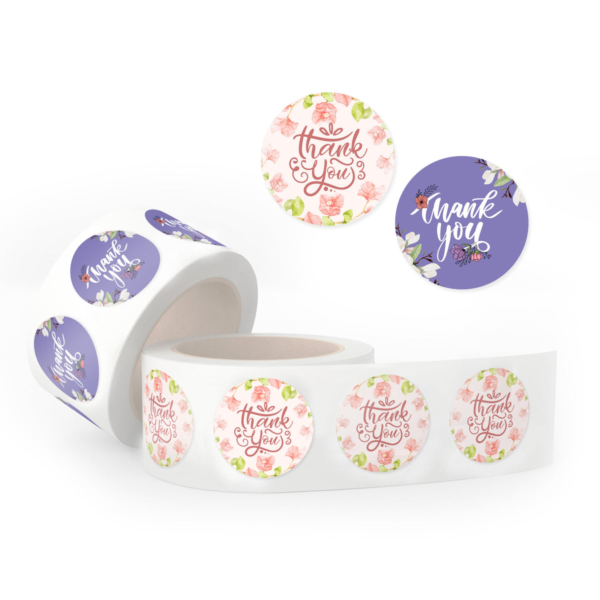 Thank You Stickers gift presentation