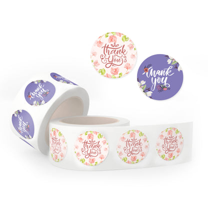 Thank You Stickers gift presentation